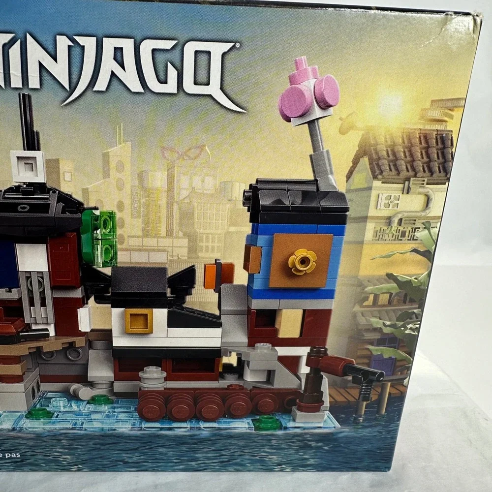 LEGO Ninjago Micro Ninjago Docks 40704 Building Toy Set 275 Pcs New Sealed